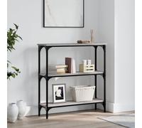Tidyard Console Table Narrow Sofa Table Long Entryway Table Hall Desk for Living Room Bedroom Hallway Grey Sonoma 75x22.5x75 cm Engineered WoodType 1 Furniture