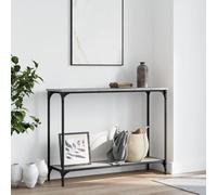 Tidyard Console Table Narrow Sofa Table Long Entryway Table Hall Desk for Living Room Bedroom Hallway Grey Sonoma 101x30.5x75 cm Engineered Wood Furniture