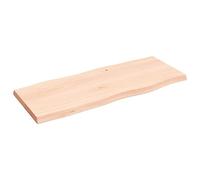 Tidyard Desk Top Wooden Tabletop Solid Wood Oak Work Tabletop Desktop Countertop Worksurface 100x40x4 cm Untreated Solid Wood Oak
