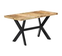 Tidyard Dining table 140x70x75 cm Rough mango wood table Model247437