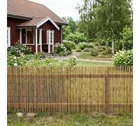 Tidyard Durable Reed & Metal Garden Fence - Modern Design, Weatherproof, Versatile for Patios & Gardens Model42031268
