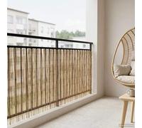 Tidyard Durable Reed & Metal Garden Fence - Modern Outdoor Decor, Weather-Resistant, Versatile for Patios & Gardens Model42031258