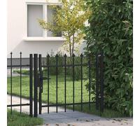 Tidyard Fence gate with spear tips 100 x 75 cm Model144358