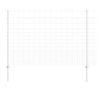 Tidyard Fence Posts 22 pcs U-Channel 150 cm Galvanised Steel Garden Fence Trellis
