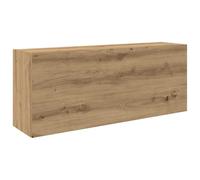 Tidyard Floating Cabinet Kitchen Bathroom Wall Cabinet Artisan Oak 100x25x40 cm Engineered Wood Floating Storage Cupboard