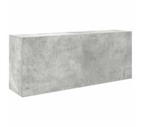 Tidyard Floating Cabinet Kitchen Bathroom Wall Cabinet Concrete Grey 100x25x40 cm Engineered Wood Floating Storage Cupboard