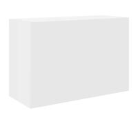 Tidyard Floating Cabinet Kitchen Bathroom Wall Cabinet White 60x25x40 cm Engineered Wood Floating Storage Cupboard
