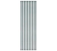 Tidyard Garden Posts 10 pcs Metal Fencing Plant Supports Spikes includes garden posts 1.5 m