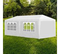 Tidyard Gazebo Party Tent Event Gazebo Marquee Awning Camping Tent Canopy Wedding Shade 3x6 m White