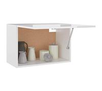 Tidyard Hanging Cabinet Kitchen Cabinet Storage Unite White 60x31x40 cm Chipboard