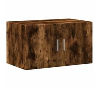 Tidyard Hanging Cabinet Wall Kitchen Cabinet Floating Bathroom Storage Cupboard Smoked Oak 70x42.5x40 cm Engineered Wood