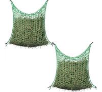 Tidyard Hay Nets 2 pcs, Hay Net Small Mesh Holes Strong Haynet, Feeding & Watering Supplies for Horses, for Feeding your Horses or Ponies, Squares 0.9x1.5 m PP