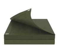 Tidyard Heavy Duty Tarpaulin Waterproof Outdoor Tarp, High Density Polyethylene, Reinforced Edges & Rustproof Grommets, Multipurpose Cover for Vehicle, Boat, Camping Canopy, Woodpile, Building Materia