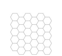 Tidyard Hexagon Peel and Stick Tile, Durable Polyurethane PET Self-Adhesive Backsplash, Glossy White 30x30cm, for Kitchen Bathroom Wall Decor 42046222