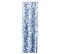 Tidyard Insect Curtain Fly Bug Screens Curtains For Doorways Divider or Window Curtain Panel with Hooks Blue and White 56x200 cm Chenille