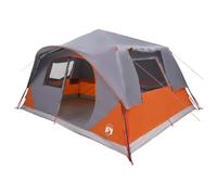 Tidyard Instant Tent Polyester Steel 365x380x200cm Green, Waterproof Summer Camping Shelter for 8 Person Family Outdoor 42028699