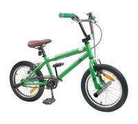 Tidyard Kid BMX Bike 20 Inch Orange Steel Frame Adjustable Handlebar Seat for 9+ Stunt Trick Riding Skate Park with Linear Pull Brake 42009724