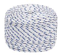 Tidyard Marine Boat Rope Polypropylene Durable Practical Weather Proof for Sailing Boating White 8 mm 50 m Polypropylene