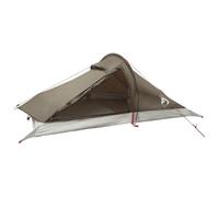 Tidyard Modern Backpacking Tent for 2 Person, 185T Polyester with PU Coating, Brown and Grey, 246x146x100 cm, All-Season Outdoor Camping Shelter 42019369