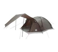Tidyard Modern Cabin Tent Waterproof Polyester Steel 6 Person 425x370x192cm Blue for Camping Hiking Festival Outdoor Family Adventure 42028588