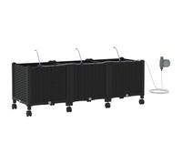 Tidyard Modern Garden Planter Large Capacity Polypropylene Weather-Resistant Planter for Patio Garden Terrace Outdoor Decor 3423082