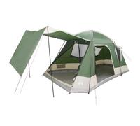 Tidyard Modern Mosquito Tent 8 Person Cabin Tent Waterproof Polyester Steel Frame UV-Resistant Army Green 470x260x182cm for Camping Outdoor Adventure 42028578
