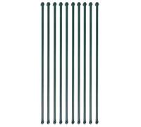 Tidyard Garden Posts 10 pcs 1 m Metal Fencing Plant Supports Spikes includes 10 garden posts 1 m
