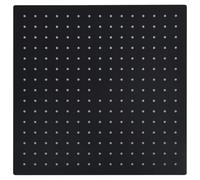 Tidyard Rain Shower Head Ceiling Mounted Stainless Steel Wall Shower Head 40x40 cm Square Black Shower Model147698
