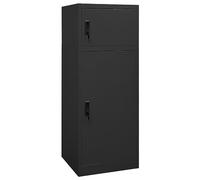 Tidyard Saddle Cabinet Steel Storage Cupboard Saddle Locker Storage Tack Cabinet Anthracite 53x53x140 cm Steel