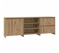 Tidyard Sideboards 3 pcs Artisan oak 70 x 41 x 75 cm Engineered wood Side Boards for Living Room Model3393158