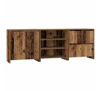Tidyard Sideboards 3 pcs Old wood 70 x 41 x 75 cm Engineered wood Side Boards for Living Room Model3393156