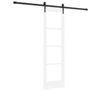 Tidyard Sliding Door with Hardware Set ORKDAL White 61x198.5 cm Bedroom Industrial Style Model3332462