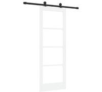 Tidyard Sliding Door with Hardware Set 'ORKDAL'White 73.5 x 198.5 cm Sliding Gate Kit Model3332100