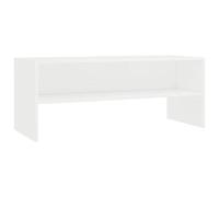 Tidyard TV Cabinet, TV Stands & Multimedia Centres, TV Stand Cabinet, Modern TV Unit, TV Console Unit, Sideboard, for Living Room, Entertainment Room White 100x40x40 cm Chipboard