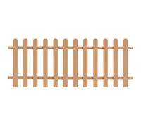 Tidyard Valla de jardín de WPC 200x80 cm marrón Fence Model42823