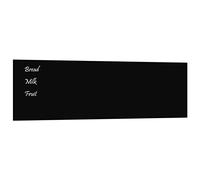 Tidyard Wall Mounted Magnetic Board with Magnets Office Supplies Writing Presentation Tempered Glass Board Dry Wipe Drawing Blackboard 100x30 cm Tempered Glass