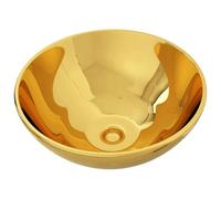 Tidyard Wash Basin 32.5x14 cm Ceramic Gold Sink Model143484