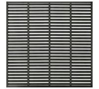 Tidyard Wood Plastic Composite Louver Fence Panel for Outdoor Privacy, Patio Shading, Wind Screen, and Garden Partition, Durable Slatted Design, 1-Pack 318108