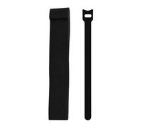TidyNest | Reusable Cable Ties | 25 Pack | Black | 2cm x 25cm - Adjustable Hook and Loop Cord Organisers for Cable Management, Wires, Chargers, Headphones, Home, Office, Garage, Garden, Plant & Travel