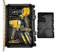 TidyTool Liner and Organizer for Dewalt 20V Brushless Drill Set and Tough System Tool Box