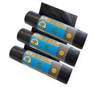 Tidyz 3X 5 Recyclable Wheelie Bin Liners Black Standard Household Wheelie Bin Liner 300L