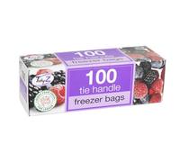 100 Freezer Bag Tie Handles