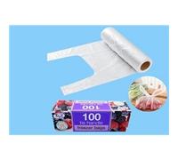 TidyZ B0262 Freezer Bags Tie Handle Large 100's