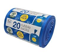 Tidyz 20 HEAVY DUTY EXTRA STRONG RUBBLE SACKS - Made from 100% RECYCLED plastic & 100% RECYCLABLE