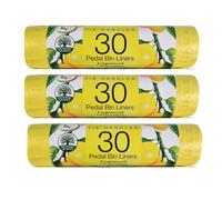 TidyZ Scented Tie Handle Bin Liners 50L 30 Assorted Pack