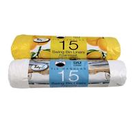 Tidyz Swing Bin Liners (Pack of 15) in Yellow Tidyz Yellow