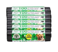 TidyZ XXL Doggy Bags with Tie Handles 100 Assorted Pack