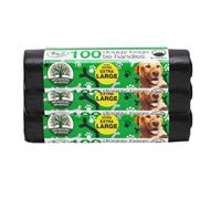 TidyZ XXL Doggy Bags with Tie Handles 100 Assorted Pack