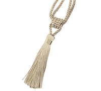 Tie Backs For Curtains 1 Pcs Tiebacks With Tassel Clips Rope Tie Backs Holdbacks Home Accessories Decorative Curtain Decor Cord(Beige)
