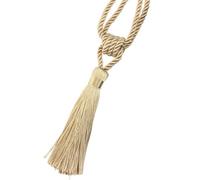 Tie Backs For Curtains 1 Pcs Tiebacks With Tassel Clips Rope Tie Backs Holdbacks Home Accessories Decorative Curtain Decor Cord(Golden)